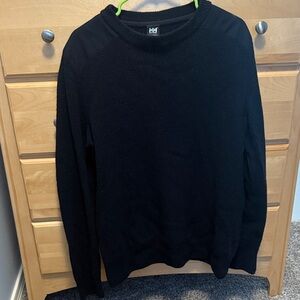 Helly Hansen Men's Black Crewneck Sweater (Arctic Rigging / Commando Style)